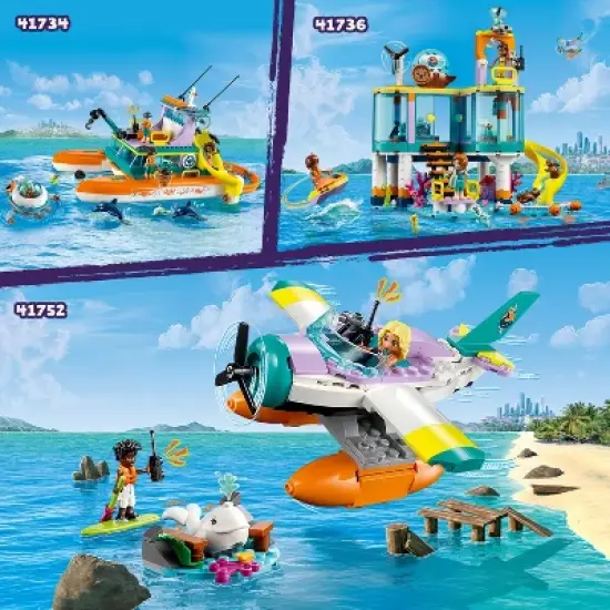LEGO Friends Sea Rescue Plane Creative Building Toy 41752 image {4}