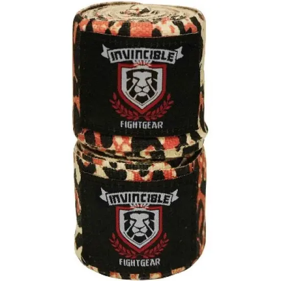 Amber Fight Gear Elastic Thick Printed 180-Inch Handwraps - The Ultimate Athlete's Protection and Style Solution for Superior Performance and Comfort image {1}