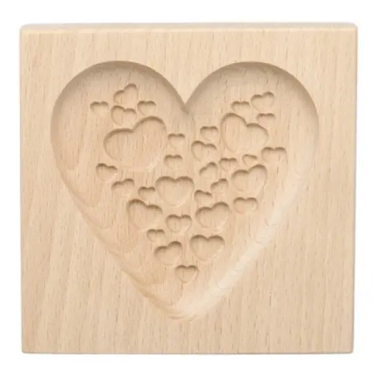 Unique Bargains Wooden 3D Carved Non-stick Vintage Baking Cookie Biscuit Mould image {12}