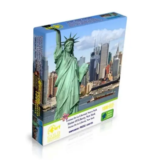 Wuundentoy Gold Edition: Statue of Liberty NY Jigsaw Puzzle - 1500pc image {2}