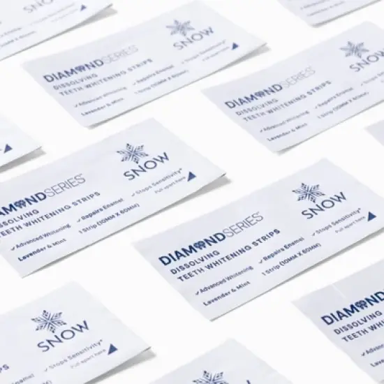 Snow Diamond Series Dissolving Teeth Whitening Strips - 42ct image {6}