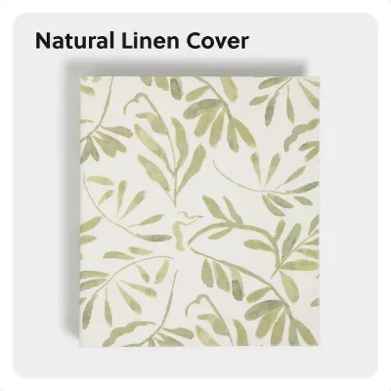 U Brands 1" Linen Ring Binder Refined Roots image {5}