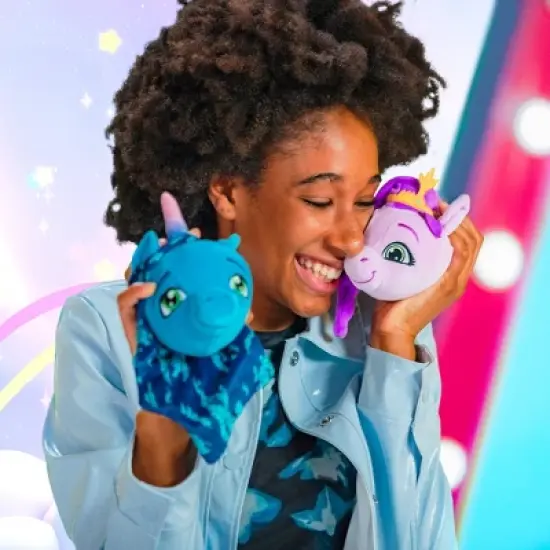My Little Pony MiraBall, 3-in-1 Surprise, Blind Box Toys for Kids - Collectable Characters from TV Shows - Metal Ball, Plush, Stickers, White Ribbon image {2}