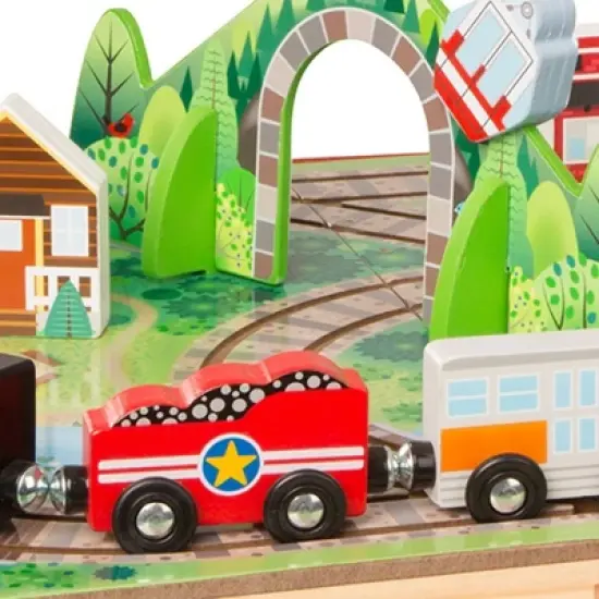 Melissa & Doug Take-Along Railroad 17pc image {3}