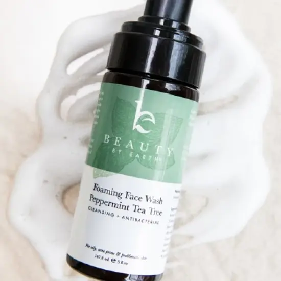 Beauty by Earth Foaming Face Wash - Peppermint Tea Tree image {7}