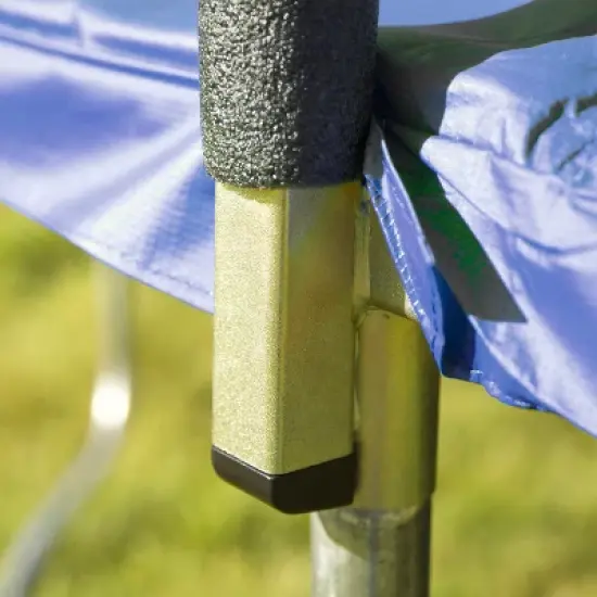 Skywalker Trampolines 12' Round Jump-N-Toss Trampoline with Enclosure - Blue image {2}