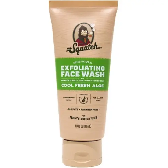 DR. SQUATCH Men's Natural Face Wash - Cool Fresh Aloe - 4oz image {8}