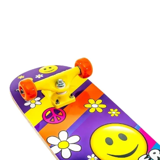 TITAN 9262 Flower Power Princess Complete 28" Girls' Skateboard image {4}