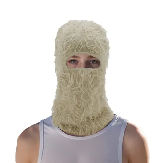 Unique Bargains Warm Knitting Face Mask 1 Pc image {3}