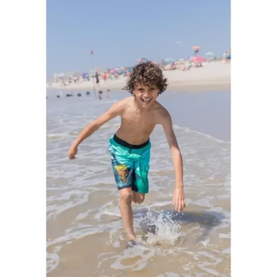 Star Wars The Mandalorian Star Wars The Child Millennium Falcon X-Wing Swim Trunks Bathing Suit Little Kid to Big Kid image {3}