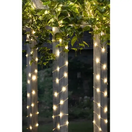 Everlasting Glow 50-ft L Warm White Micro LED Silver String image {1}