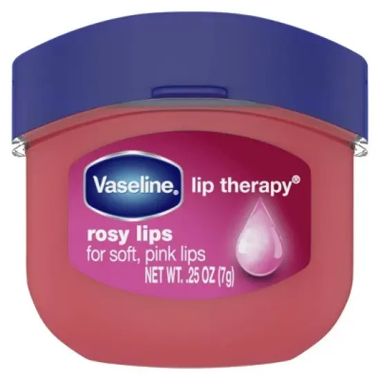 Vaseline Lip Therapy Mini Lip Balm - Rosy - Travel Size - 0.25oz image {6}