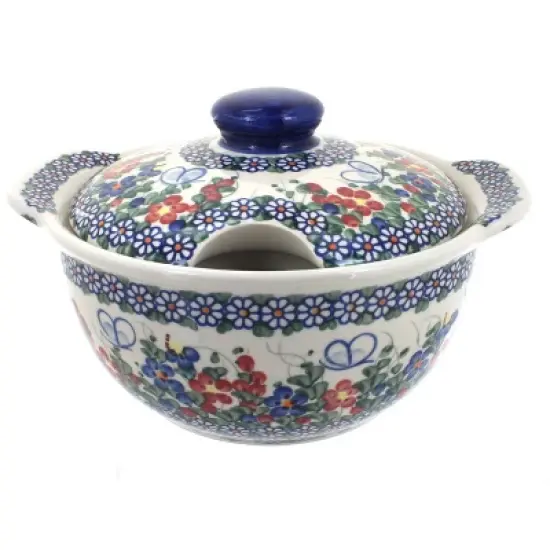Blue Rose Polish Pottery 261 Vena Soup Tureen image {5}