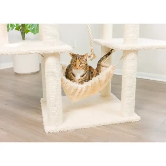 Armarkat Mult -Level Real Wood Cat Tree Hammock Bed, Climbing Center for Cats and Kittens A6901 image {5}