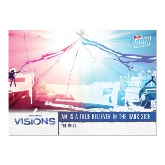 TOPPS NOW 2021 Star Wars Visions 5-Card Pack | The Twins image {2}