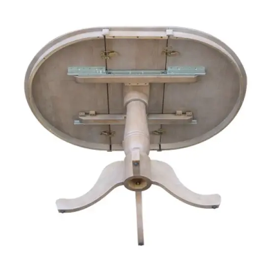 36" Round Dining Table with 12" Leaf - International Concepts image {5}