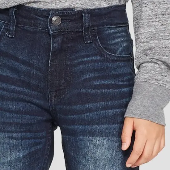 Boys' Skinny Fit Jeans - Cat & Jack&trade; Medium Blue image {2}