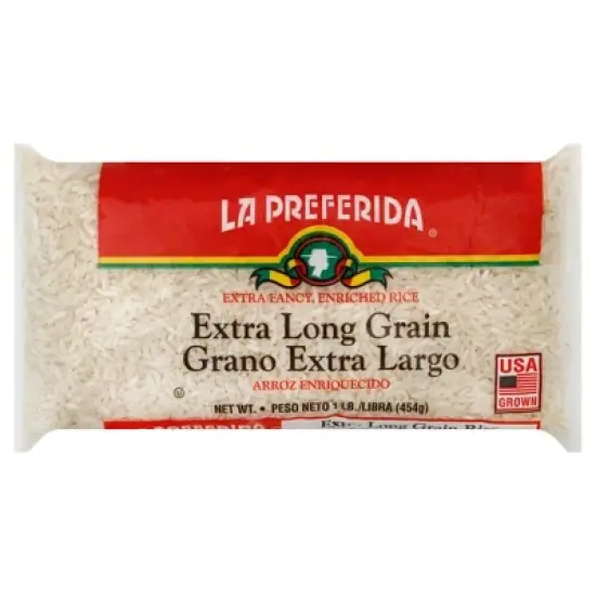 La Preferida Rice Extra Long Grain - Count of 24 - 16oz image {1}