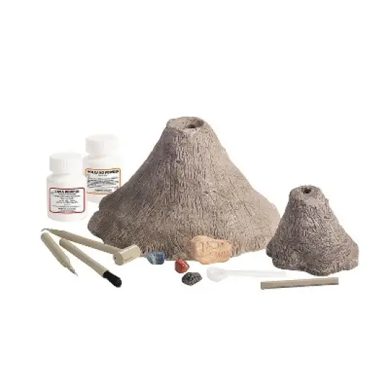 MindWare Dig It Up! Bubbling Discovery: Prehistoric Volcano Fossil Dig Kit - 7 Artifacts image {3}