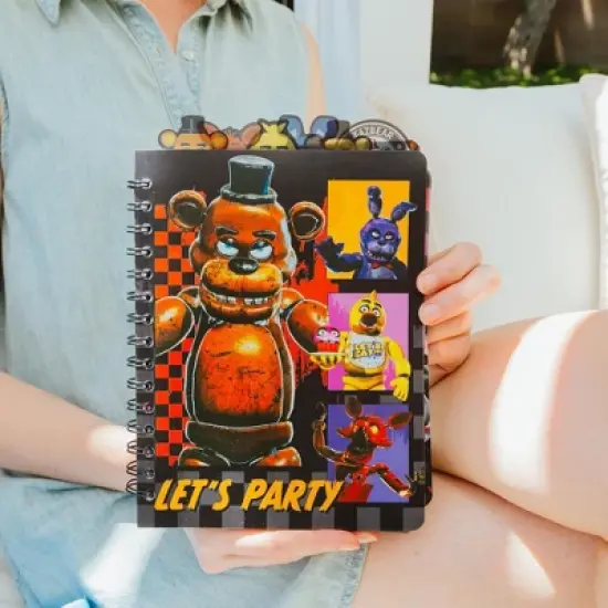 Silver Buffalo Five Nights At Freddy's: Special Delivery "Let's Party" 6-Tab Spiral Notebook image {7}