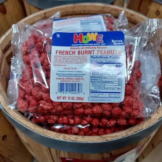 Howe Original French Burnt Peanuts Crunchy Candy Coated 3 Bags image {3}