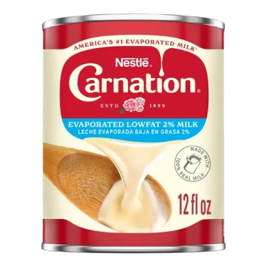 Nestle Carnation Low Fat 2% Evaporated Milk&nbsp;for&nbsp;Pumpkin Pie and Cooking&nbsp;- 12 fl oz image {9}