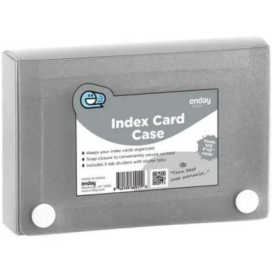 Enday 3" X 5" Index Card Case image {5}