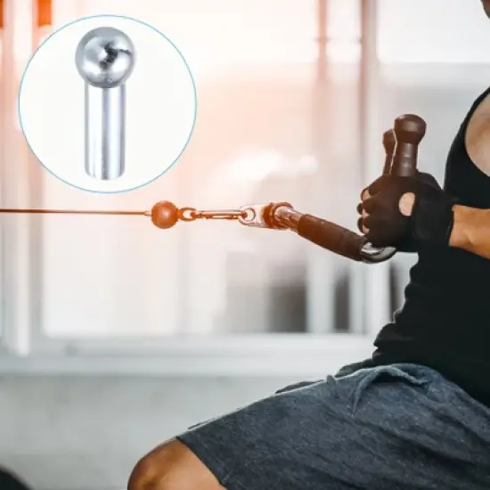 Unique Bargains Home Gym Workout Machine Kits Accessories Cable Ball Stoppers 20 Pcs image {4}