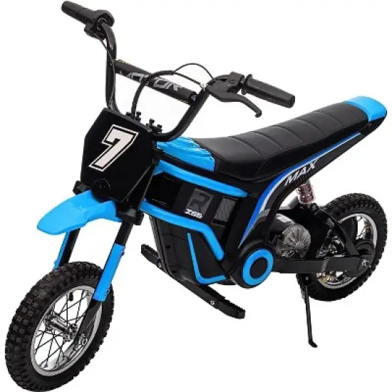 Acekool 24V Kids Ride-On Dirt Bike with Hydraulic Suspension, 3 Adjustable Speeds & Max Load 135 lbs image {8}