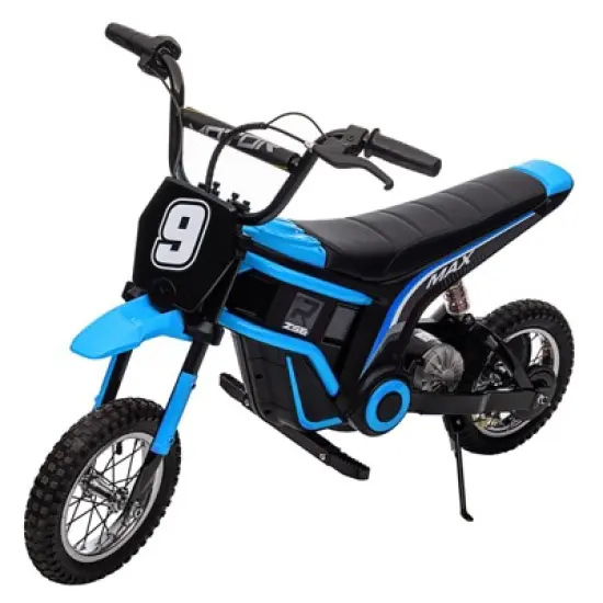 Acekool 24V Kids Ride-On Dirt Bike with Hydraulic Suspension, 3 Adjustable Speeds & Max Load 135 lbs image {9}