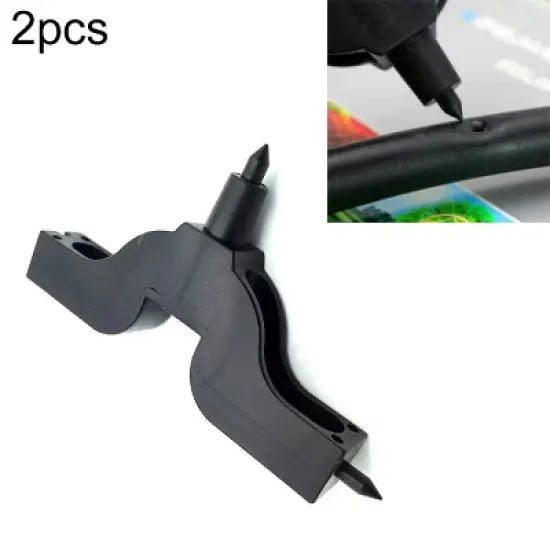 2 PCS Dripper PE Pipe Mountain-shaped Hole Punch &ndash; Garden Irrigation Opening Tool (Black) image {7}