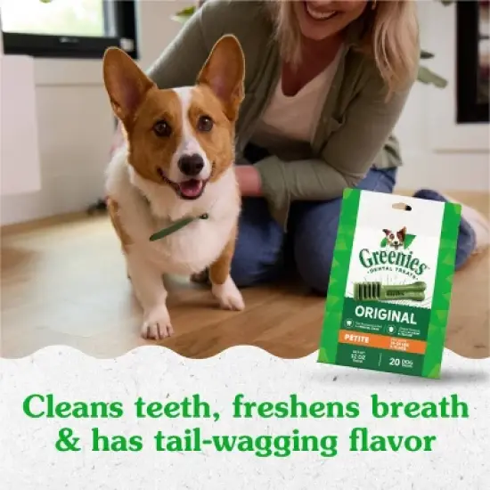 Greenies Petite Chewy Dental Dog Treats Original Chicken - 12oz/20ct image {6}