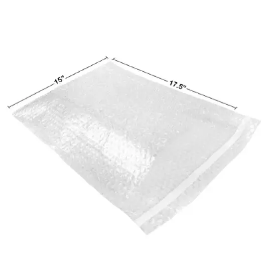 UOFFICE 200 Bubble Out Bags 15" x 17.5" Self-Sealing Pouches image {4}