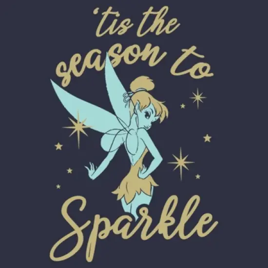 Women's Disney Peter Pan Tinker Bell 'Tis the Season to Sparkle T-Shirt image {1}