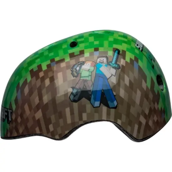Minecraft Survival Mode Child Multi-Sport Helmet image {2}