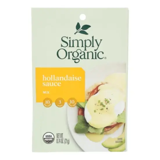 Simply Organic Hollandaise Sauce Mix - Case of 12/.74 oz image {1}