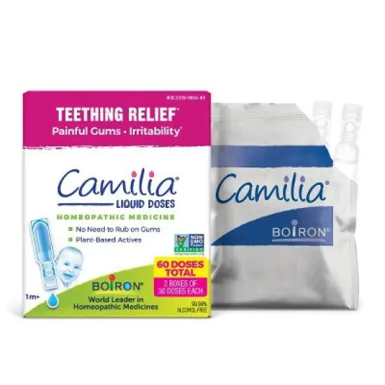 Camilia 30 doses Twin Pack by Boiron  -  2 x 30 liquid doses Liquid image {10}