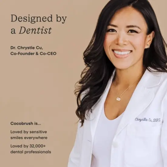 Cocolab Cocobrush Extra-Soft Toothbrush - Tickled Pink image {6}