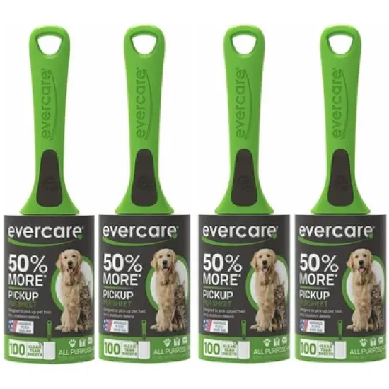 Evercare All Purpose Stick Pet Hair Lint Roller, 100 Sheets image {6}