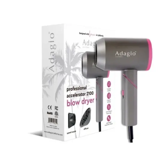 Adagio California Accelerator 2100 Foldable Blow Dryer image {4}