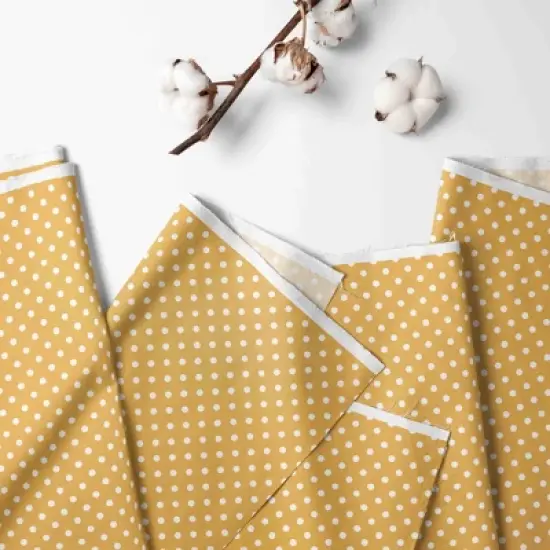 Bacati - Mix n Match Gray Yellow Large Dots/Pin Dots Play Tent for Kids/Toddlers, 100% Cotton Percale Fabric Cover  image {6}