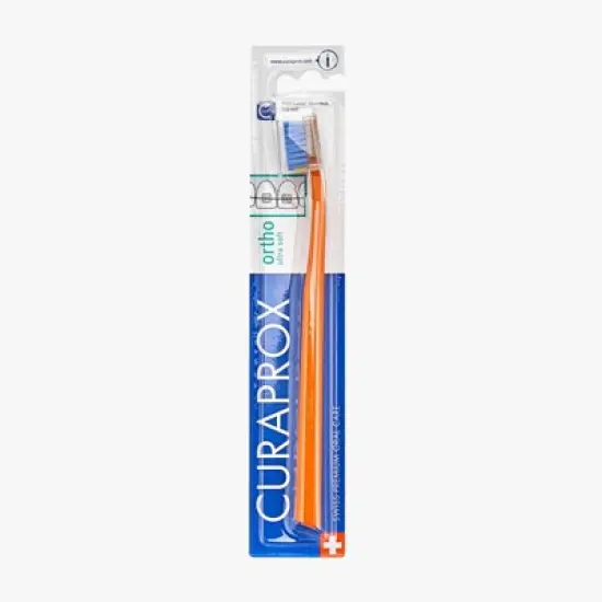 Curaprox CS 5460 Ortho, Ultra Soft Toothbrush with V-Trim for Gentle and Effective Braces Care image {8}