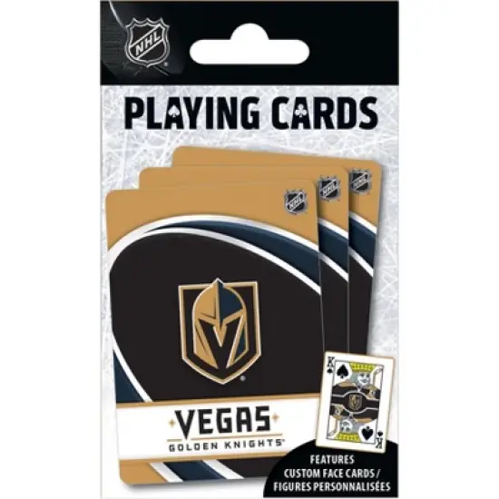 MasterPieces Officially Licensed NHL Las Vegas Golden Knights Playing Cards - 54 Card Deck for Adults image {5}