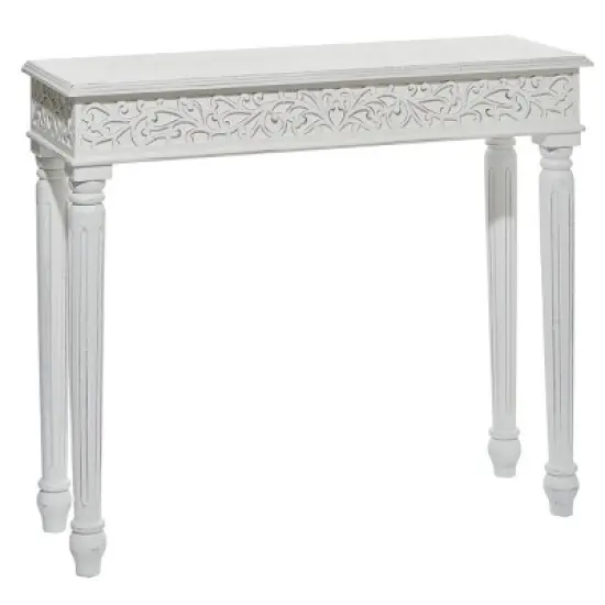 Farmhouse Mango Wood Console Table - Olivia & May image {17}