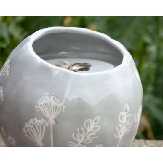 Multicolor Wildflower Ceramic Indoor Water Fountain With Pump - Foreside Home & Garden image {7}