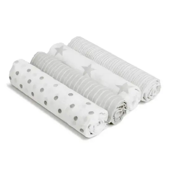 aden + anais essentials Muslin Swaddle Blankets - 4pk image {3}