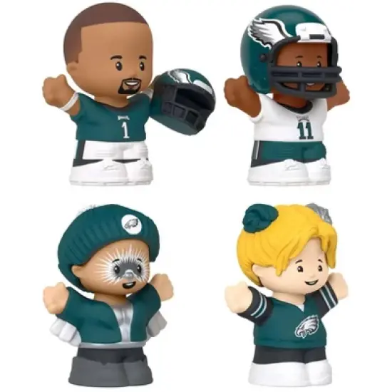 Fisher Price Little People x NFL Collector Philadelphia Eagles Figure 4-Pack image {1}