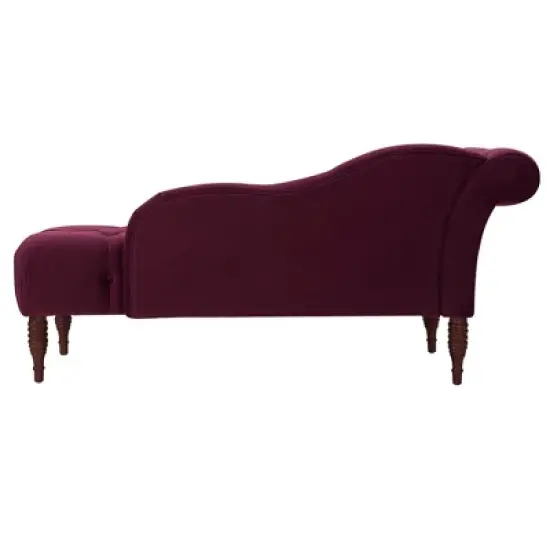 Jennifer Taylor Home Samuel Tufted Roll Arm Chaise Lounge image {2}