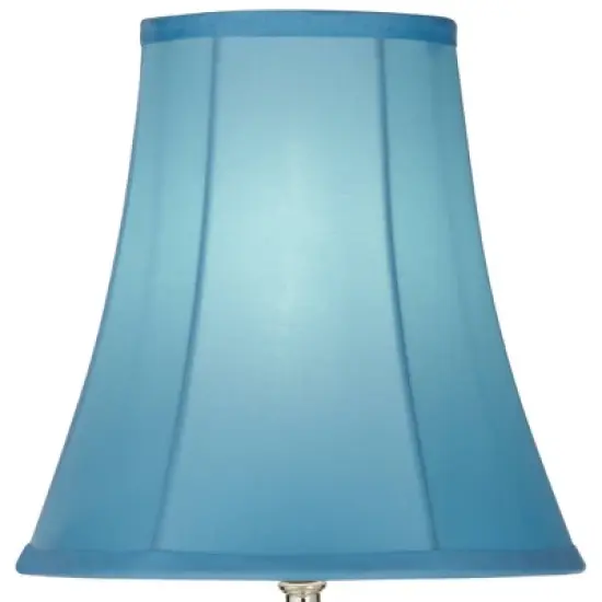 360 Lighting Bohemian Country Cottage Accent Table Lamp 21" High Teal Blue Stacked Glass for Bedroom Living Room Bedside Nightstand Office Kids Family image {2}