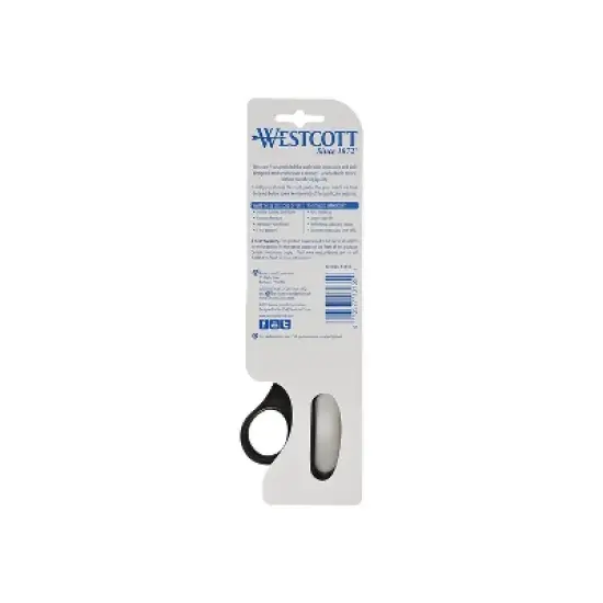 Westcott Value Line Stainless Steel Shears Black 8" Long 13135 image {3}